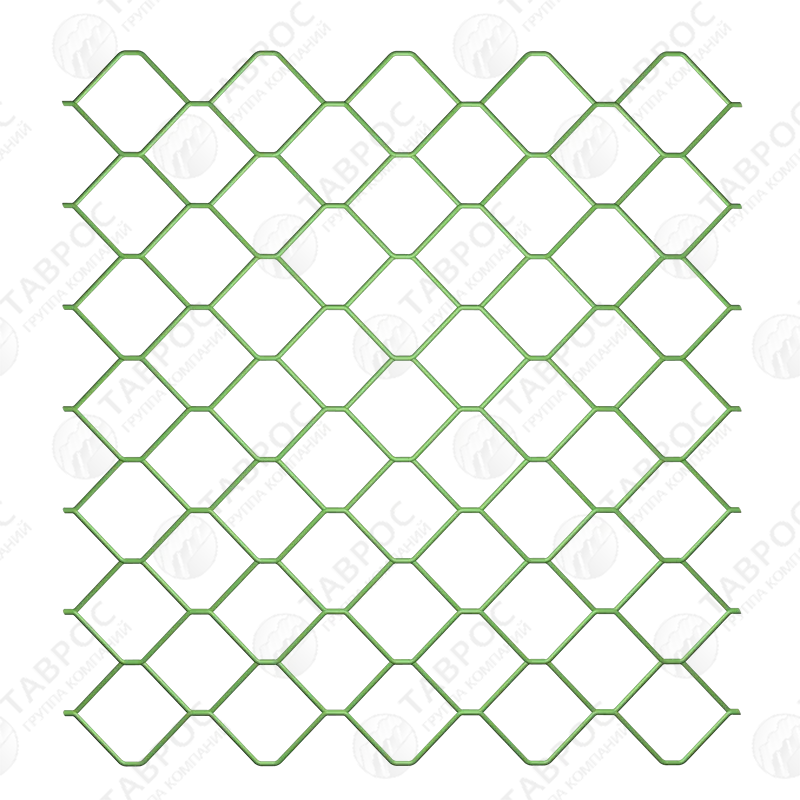 Сетка электросварная с полимерным покрытием в рулонах Полимерное RAL 6005 (Зелёный мох) 15000*1800*1,6